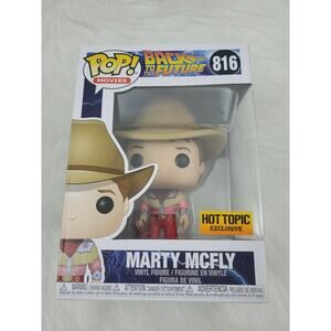 Funko Pop! Movie: Back to the Future ~ Marty McFly ~ 816 Hot Topic Exclusive
